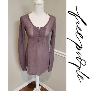 Free People Purple Sweater